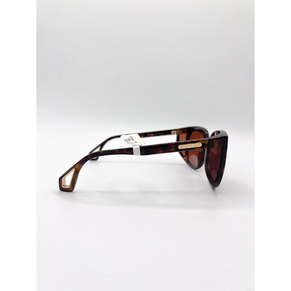 Gucci Ladies GG0468S 002 57 Cat Eye Sunglasses Brown Full-Rim Acetate - Picture 6 of 15